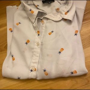 SOLD Pineapple button down